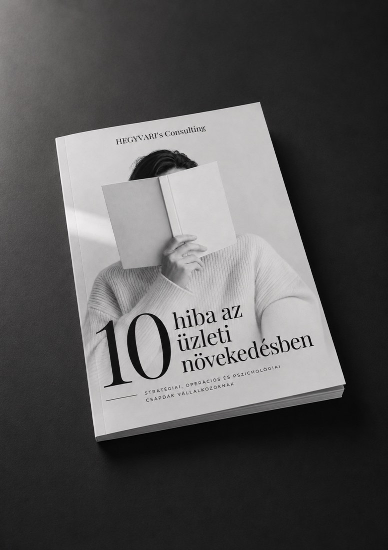 10 hiba az üzleti növekedésben: HEGYVARI's Consulting útmutató borítója